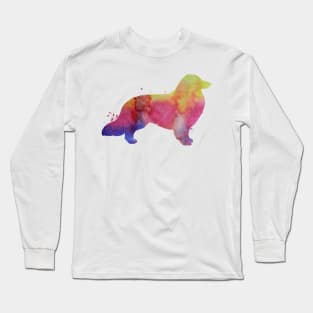 Longhaired dachshund Long Sleeve T-Shirt